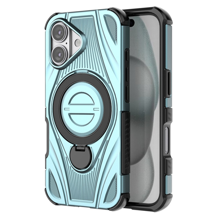 A-One Brand - iPhone 17 Mobilskal MagSafe Magnetic Kickstand - Baby Blå