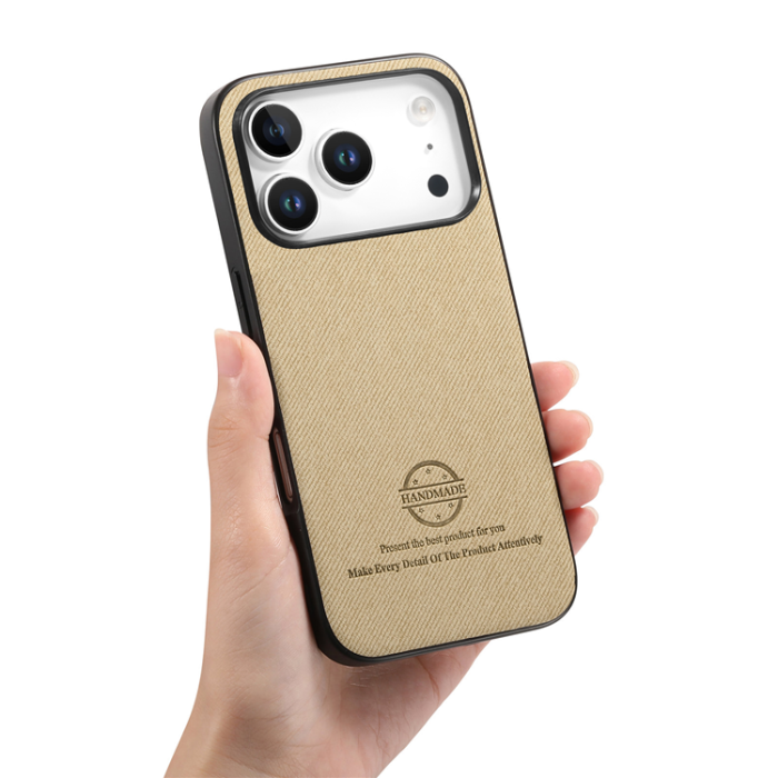 A-One Brand - iPhone 17 Pro Mobilskal Trasa Läder - Khaki