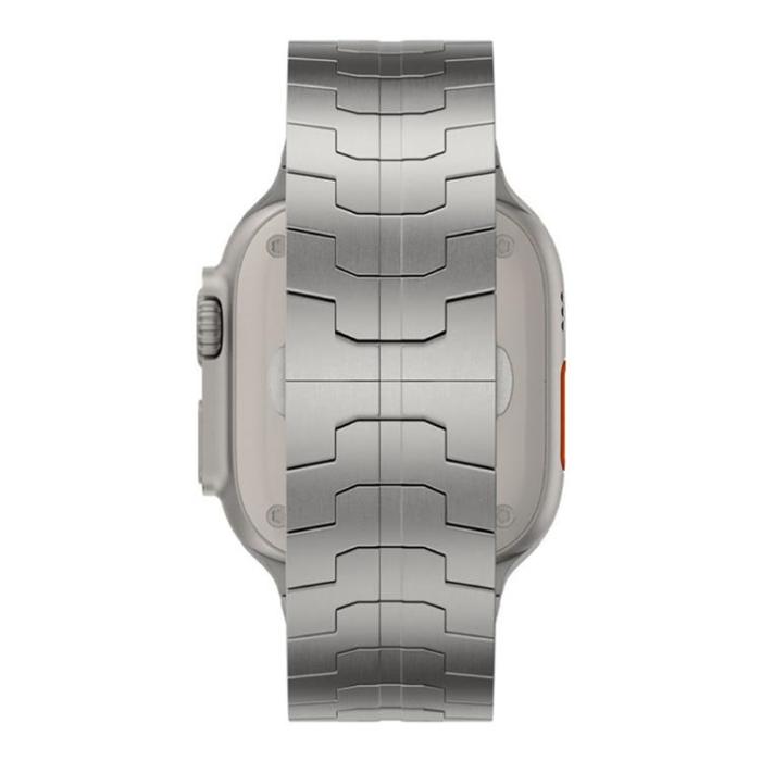 Just Mobile - Just Mobile Apple Watch Ultra 1/2 (49mm) Armband Titan - Silver
