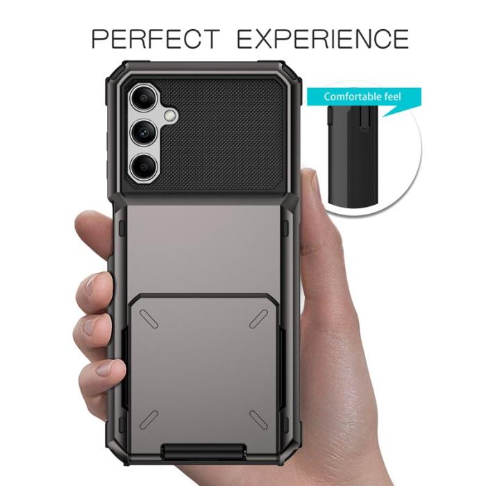 OEM - Samsung Galaxy A35 5G Skal PC+TPU Hybrid Skydd - Gul