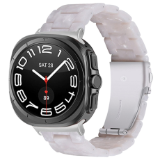 A-One Brand - Galaxy Watch 8/8 Classic (40/44/46mm) Armband Acrylic Resin - Pearly Vit