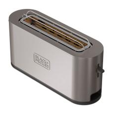 BLACK+DECK - BLACK+DECK Br&ouml;drost Toaster L&aring;ngt Fack 1000W Inox