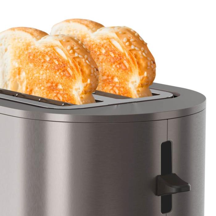 BLACK+DECK - BLACK+DECK Brödrost Toaster 2-Slots 900W Inox
