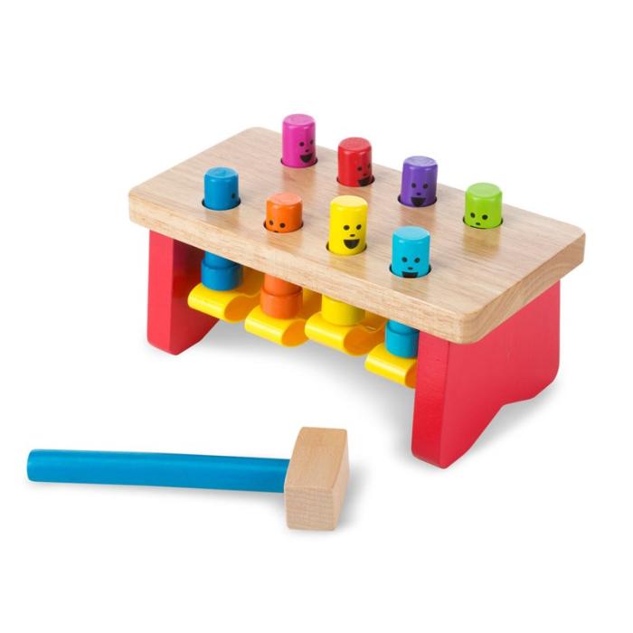 MND - MND Träleksak Wooden Dlx Pounding Bench