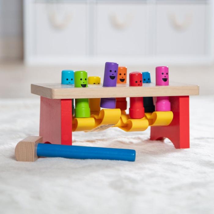 MND - MND Träleksak Wooden Dlx Pounding Bench