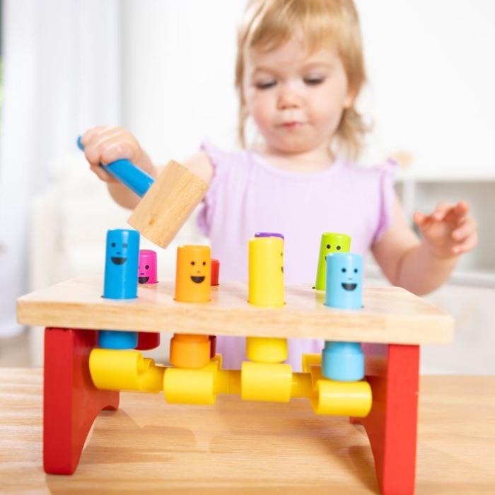 MND - MND Träleksak Wooden Dlx Pounding Bench