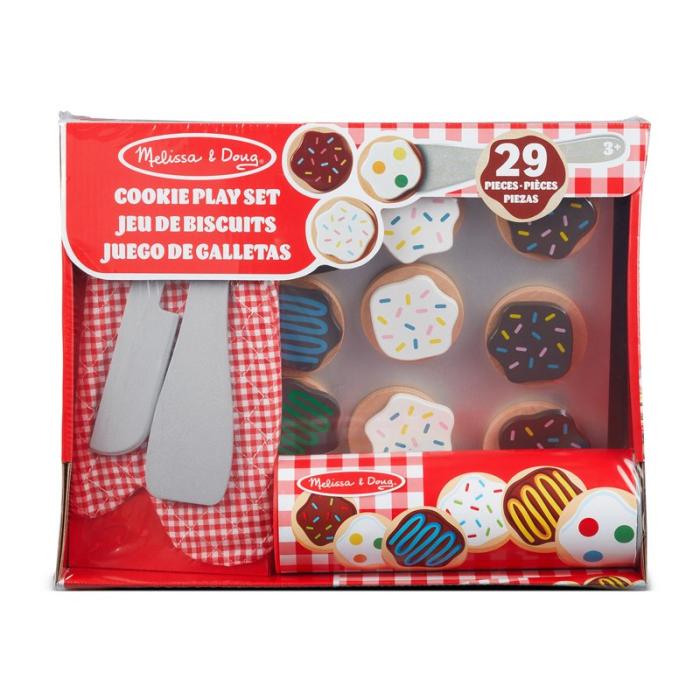 MND - MND Träleksak Wooden Food Playset Slice and Bake Cookies
