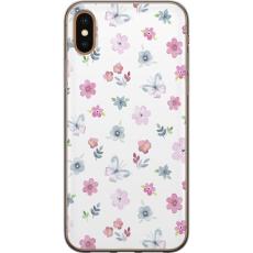 iSecrets - Mobilskal till Apple iPhone XS med Blommor och fjärillar