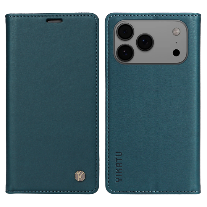 YIKATU - Yikatu iPhone 17 Pro Max Plånboksfodral Magnetic Closure - Grön