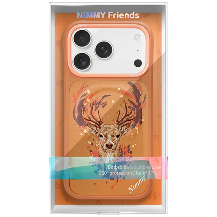 NIMMY - Nimmy Mobilskal För iPhone 17 Pro MagSafe Deer - Orange