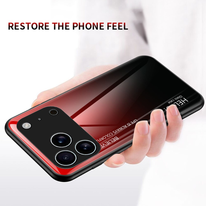 A-One Brand - iPhone 17 Pro Mobilskal Anti-Scratch - Gradient Gul