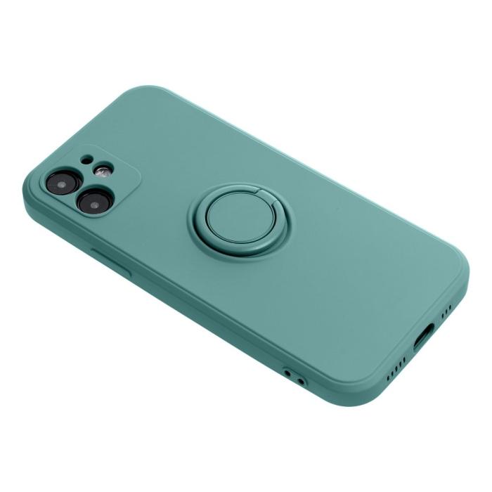 OEM - SILIKON RING skal för Samsung Galaxy A23 5G grön