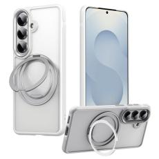 OEM - Mobilskal f&ouml;r Samsung Galaxy S26 Magnetiskt Kickstand TPU - Vit