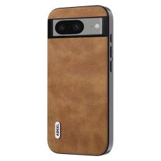 ABEEL - ABEEL Mobilskal till Google Pixel 8 Retro Litchi Textur Brun