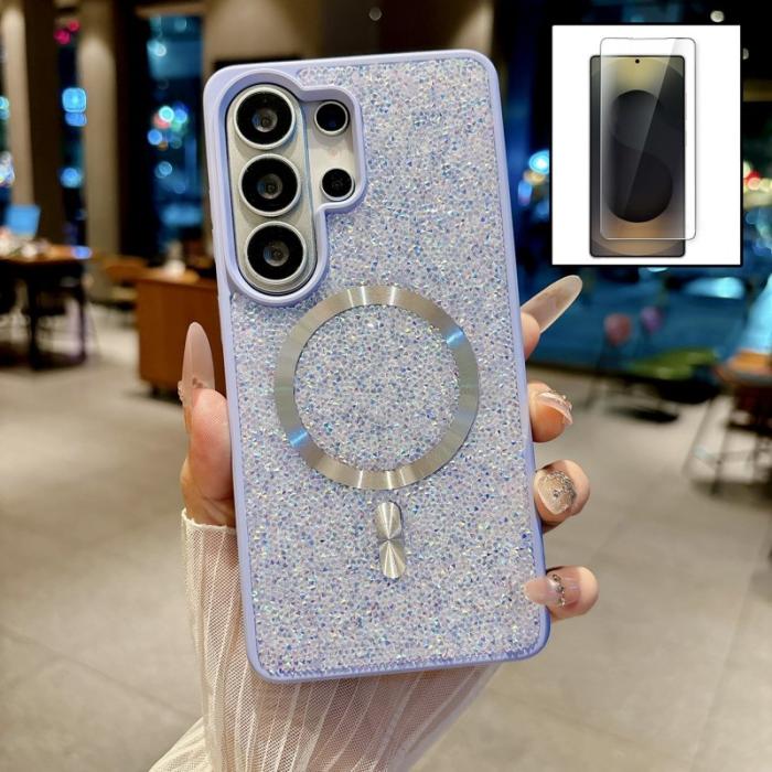 OEM - Mobilskal för Samsung Galaxy S26 Ultra Magnetiskt TPU PC Shockproof - Ljuslila