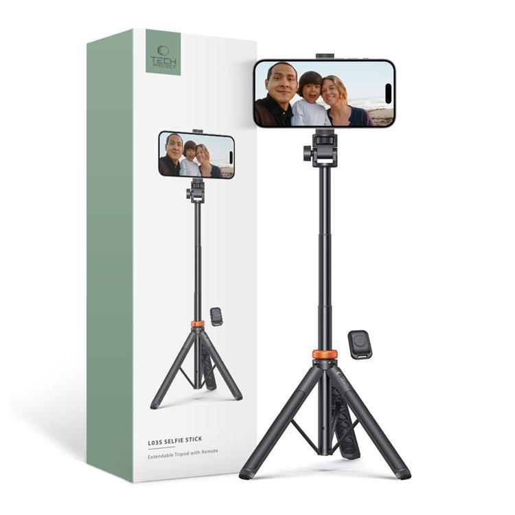 Tech-Protect Bluetooth Selfie Stick Tripod L03S - Svart | 264 | AlltMobil