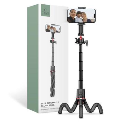 Tech-Protect Bluetooth Selfie Stick Tripod Flexible L07S - Svart