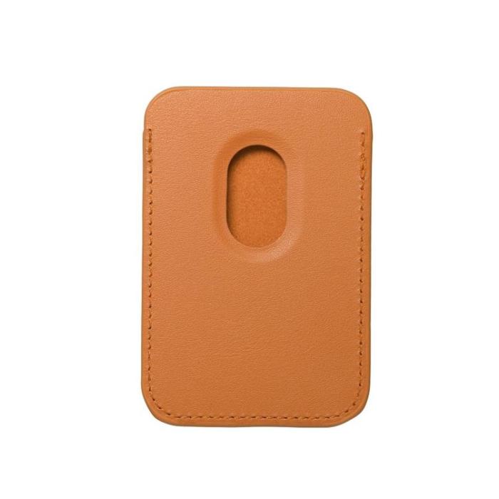 A-One Brand - Magsafe Korthållare Läder - Orange