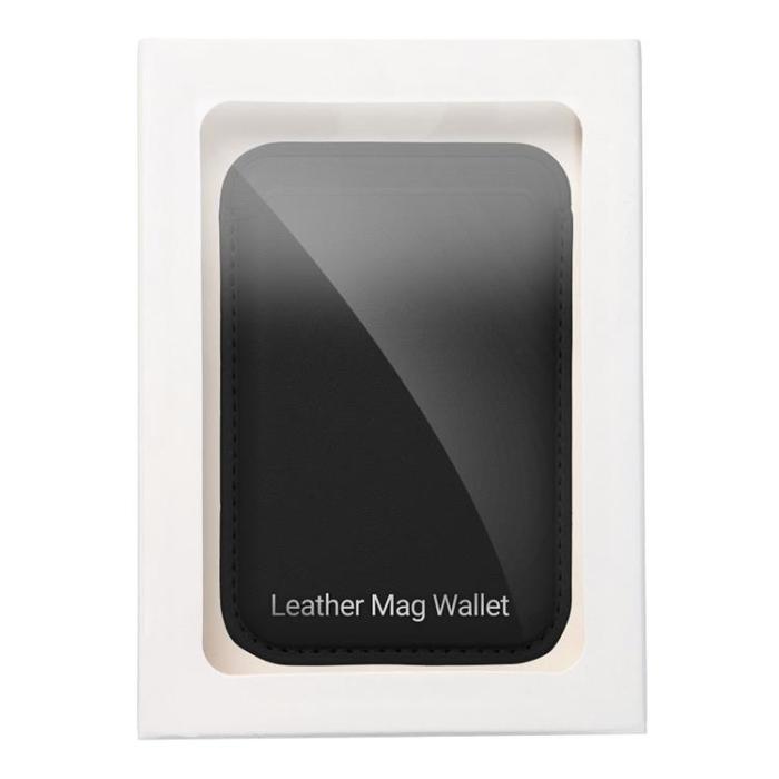 OEM - Magsafe Korthållare Läder - Svart
