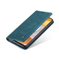 Caseme - CASEME 013 Wallet Mobilskal i Konstl&auml;der f&ouml;r Samsung Galaxy S21+ 5G - Bl&aring;