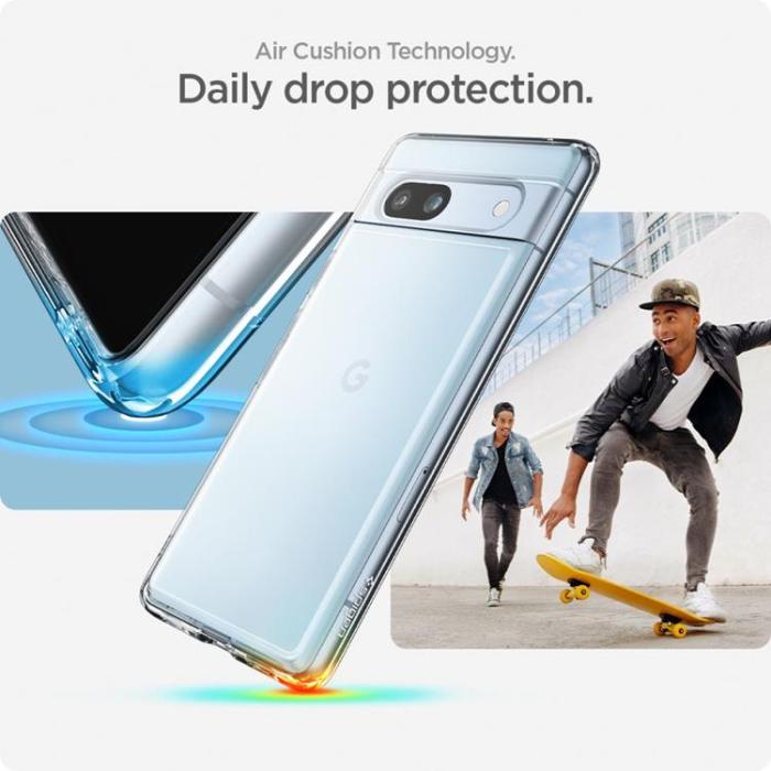 UTGATT - Spigen Google Pixel 7A Mobilskal Ultra Hybrid - Clear