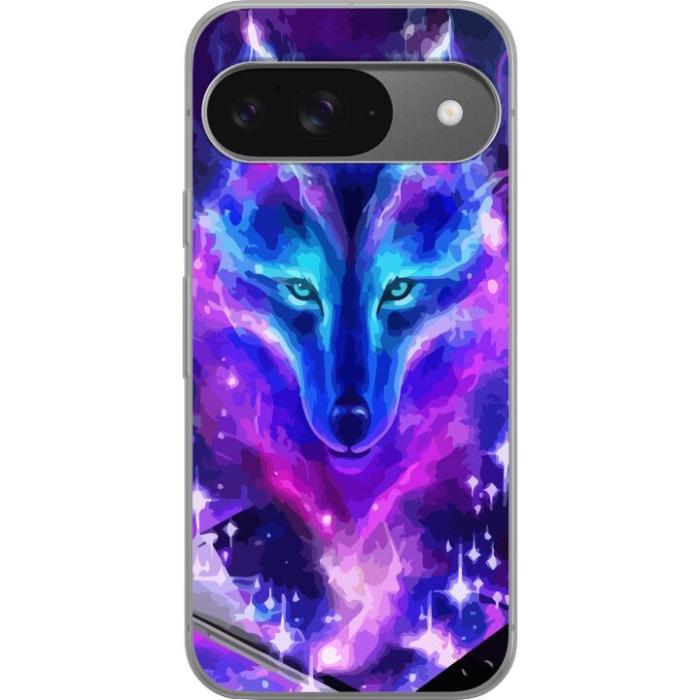 iSecrets - Mobilskal till Google Pixel 9 med Neon Varg