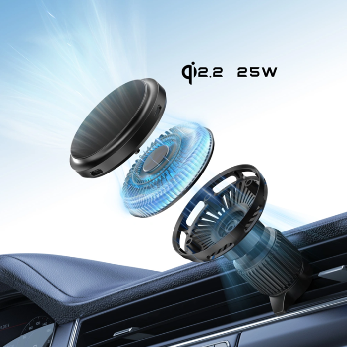 Tech-Protect - Tech-Protect Bilhållare till MagSafe V9 Arctisboost Trådlös Laddare 25w Qi2.2