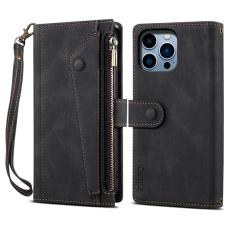 ESEBLE - ESEBLE Star Series iPhone 16 Pro Pl&aring;nboksfodral Konstl&auml;der - Svart