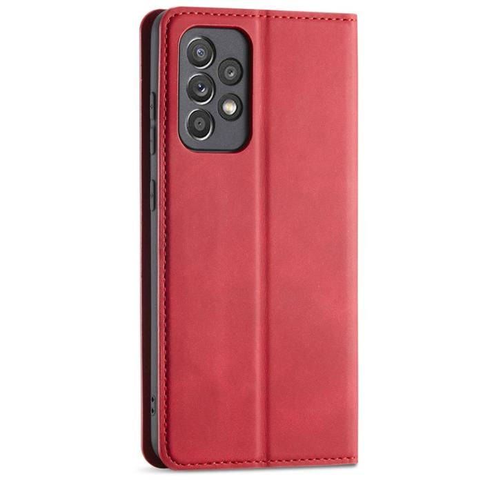 FORWENW - FORWENW Fantasy Series Plånboksfodral Konstläder Ställ Samsung Galaxy A53 - Röd