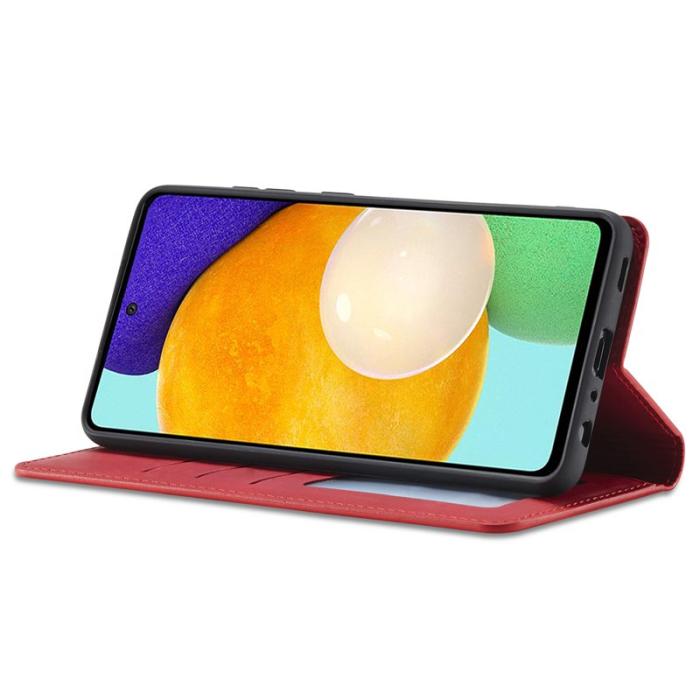 FORWENW - FORWENW Fantasy Series Plånboksfodral Konstläder Ställ Samsung Galaxy A53 - Röd