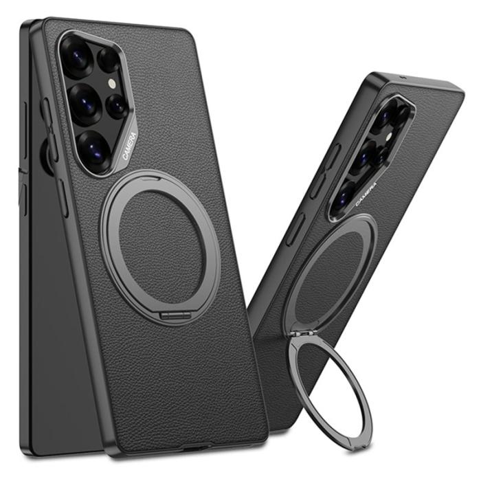 GKK - GKK Mobilskal till Samsung Galaxy S25 Ultra PU + TPU + PC - Svart