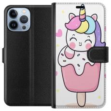 iSecrets - Plånboksfodral till Apple iPhone 13 Pro Max med Glad enhörning
