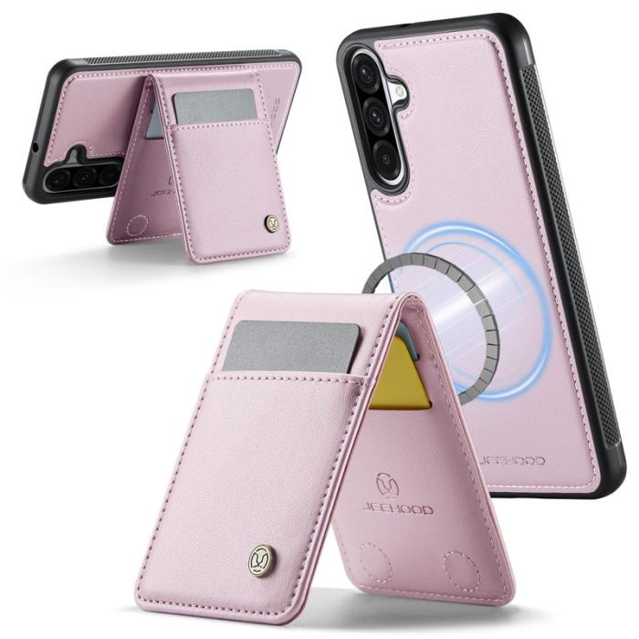 JEEHOOD - JEEHOOD J06 Konstläder fodral till Samsung Galaxy A26 5G - Rosa
