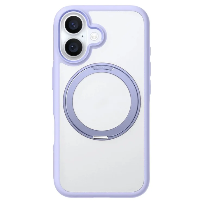 Torras - Torras iPhone 16 Plus Mobilskal Magsafe Ostand R Fusion - Lila