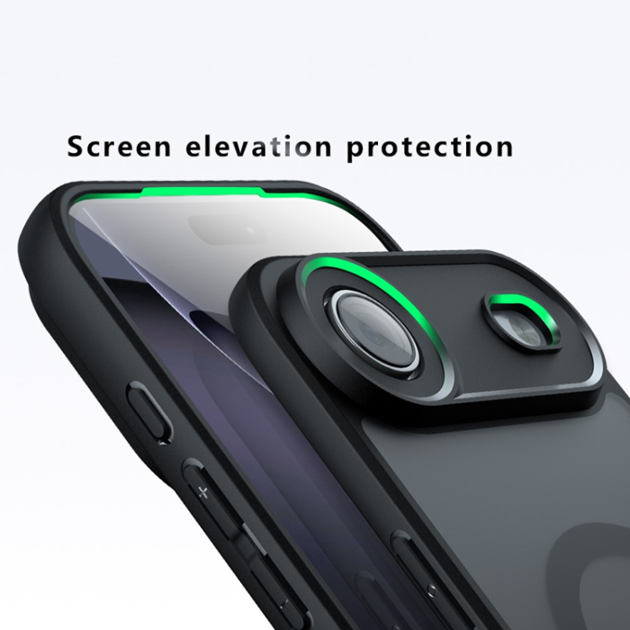 A-One Brand - iPhone 17 Air Mobilskal MagSafe TPU+PC Matte - Svart