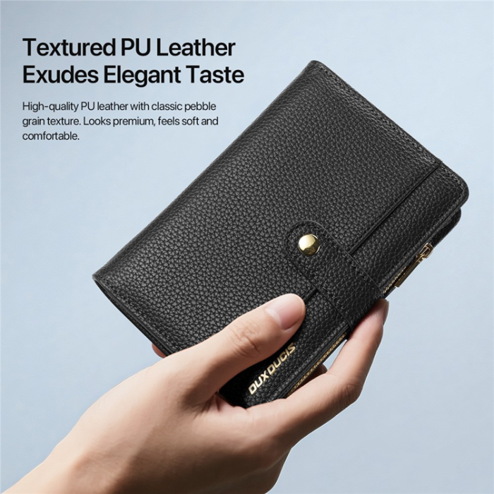 Dux Ducis - Dux Ducis Passhållare Plånbok RFID Multikort PU-Läder - Svart