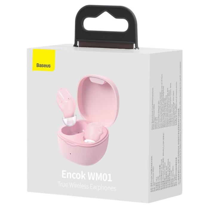 BASEUS - Baseus Trådlösa Hörlurar In-Ear TWS Bluetoot - Rosa