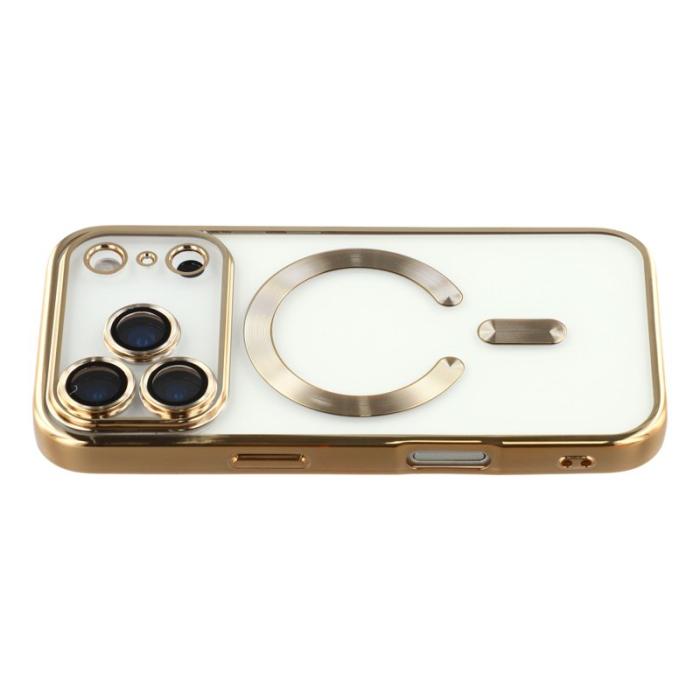 X-Level - X-LEVEL iPhone 17 Pro Fodral MagSafe Guld Full Kamera Skydd
