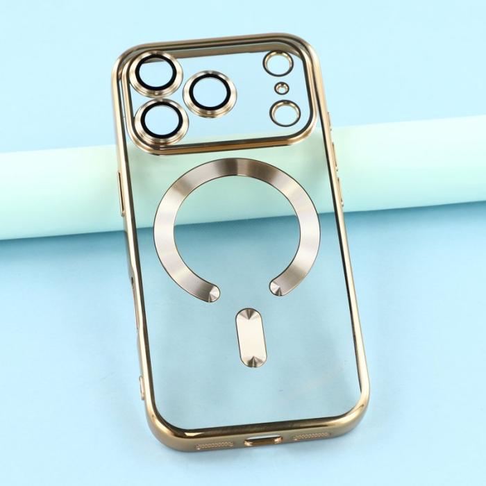 X-Level - X-LEVEL iPhone 17 Pro Fodral MagSafe Guld Full Kamera Skydd