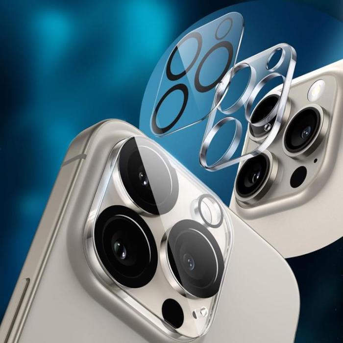Hofi - HOFI iPhone 16 Pro/16 Pro Max Kameralinsskydd Härdat Glas Cam Pro