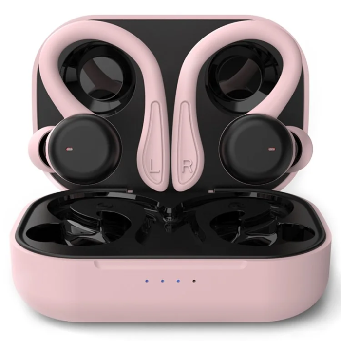 A-One Brand - Vattentäta Bluetooth In-Ear SportHörlurar IPX6 T40 - Rosa