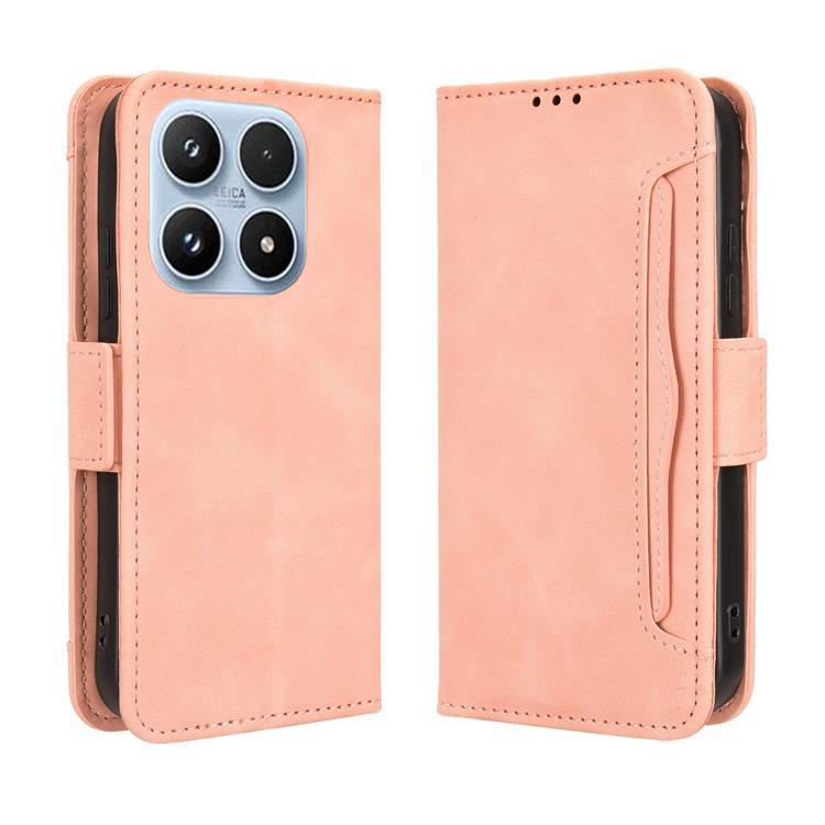 Xiaomi 17 Konstläder Plånboksfodral (Rosa) | 2353 | AlltMobil