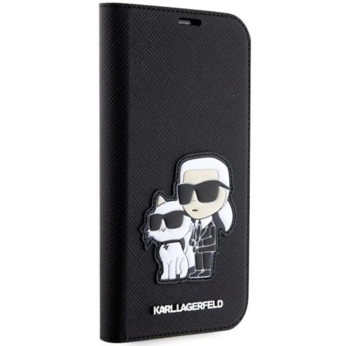 KARL LAGERFELD - Karl Lagerfeld iPhone 14 Pro Max Plånboksfodral Saffiano Karl
