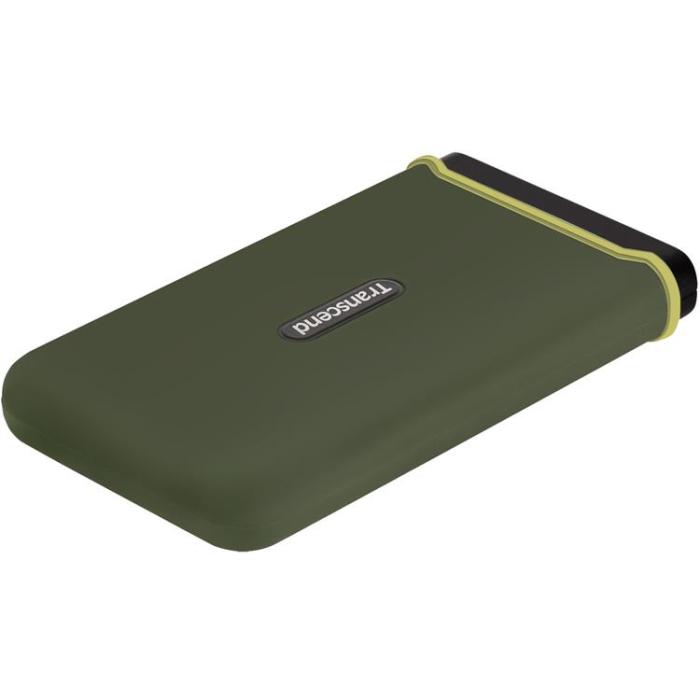 Transcend - Transcend Portabel SSD USB-C 2TB - Military Grön