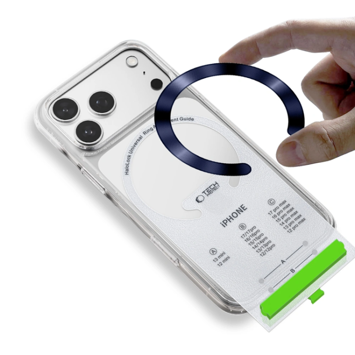 Tech-Protect - Tech-Protect 2-Pack MagSafe Magnetic Ring MMP-210 - Blå/Silver