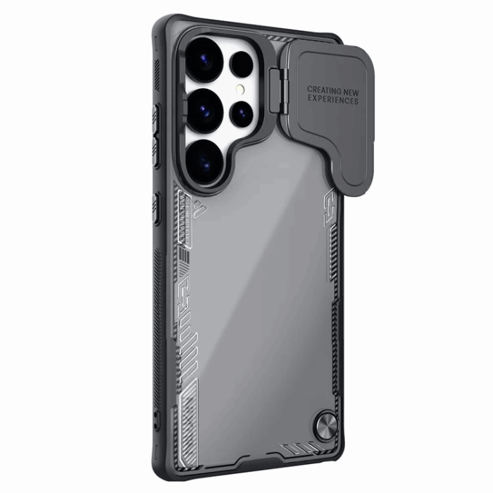 Nillkin - Nillkin Galaxy S25 Ultra Mobilskal Iceblade Prop Kickstand - Svart