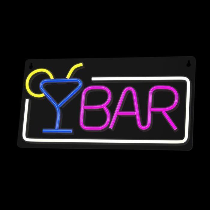 Forever Light - Forever Light LED Neon PLEXI BAR FPNE01X - Flerfärgad