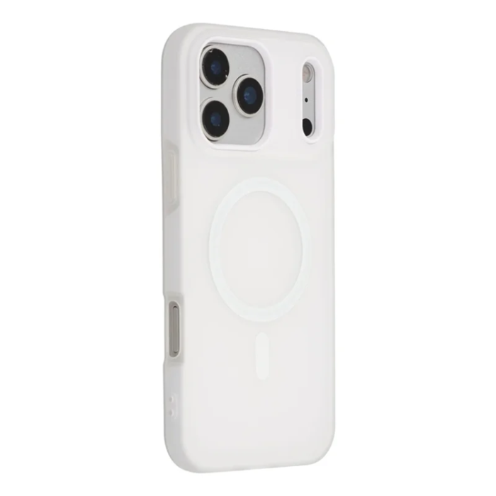 A-One Brand - iPhone 17 Pro Mobilskal Magsafe Frosted - Vit