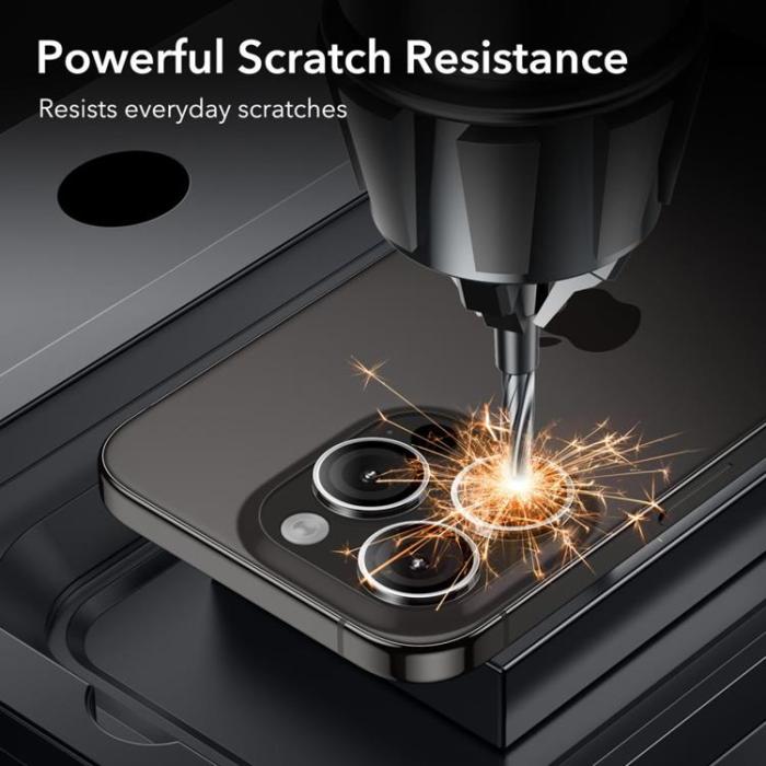 UTGATT - ESR iPhone 15 Pro Max/15 Pro Kameralinsskydd i Härdat Glas