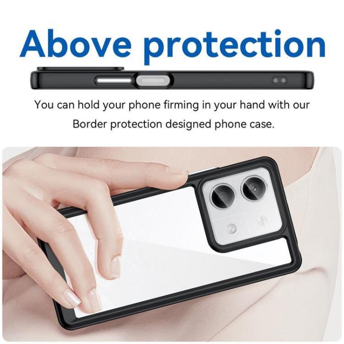 OEM - Xiaomi Redmi Note 13 5G Mobilskal Outer Space - Svart